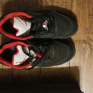 Air Jordan black and red